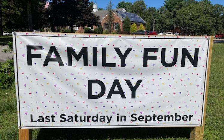 family fun day sign